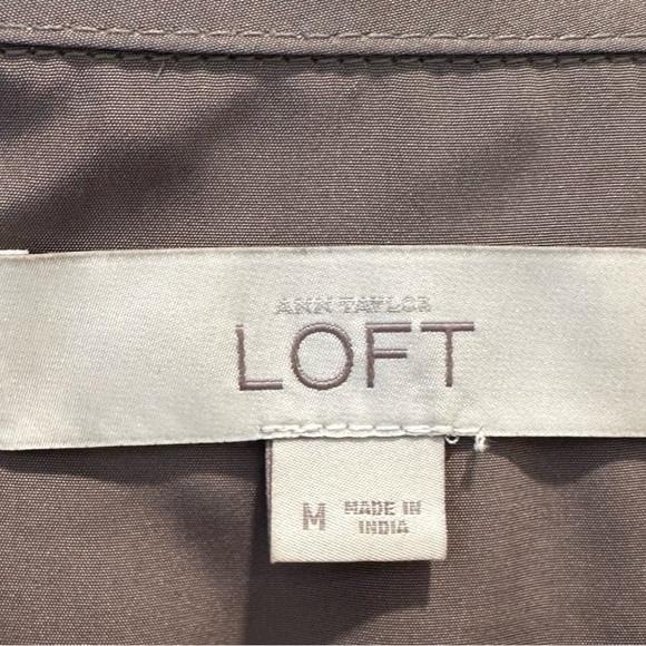 LOFT Ann Taylor Sparkling Sequin Trim Sleeveless Blouse Top Size M - Picture 5 of 6